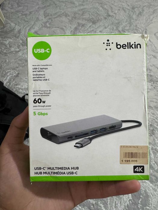 USB-C Multimedia Hub (Deyarli ishlatilmagan) - $65