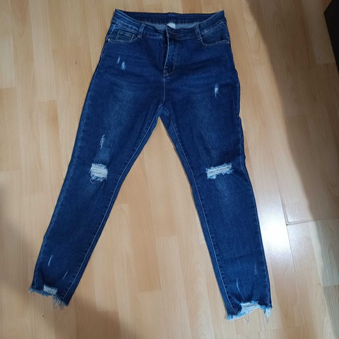 Дамски еластични дънки