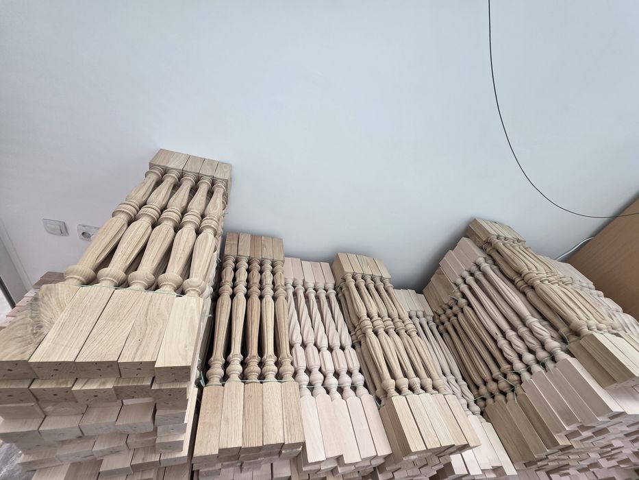 Trepte din lemn grosimea 4 cm fag/stejar