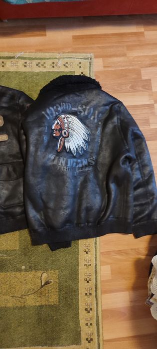 Cojoc Geaca iarna imblanit model deosebit aviator cu model spate L, XL