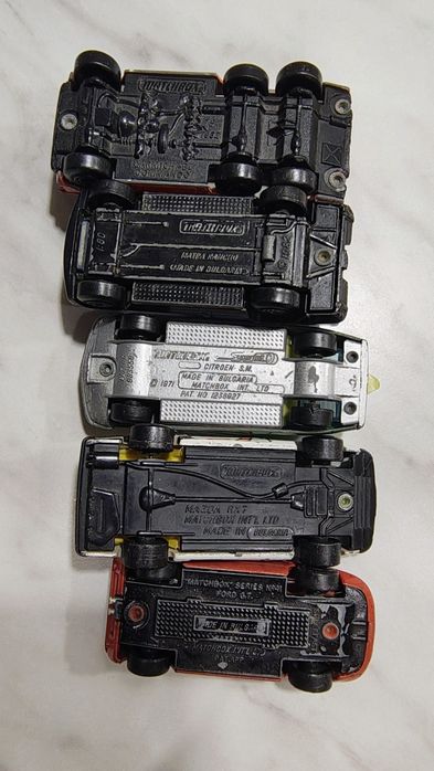 Matchbox / Мачбокс колички Made in Bulgaria