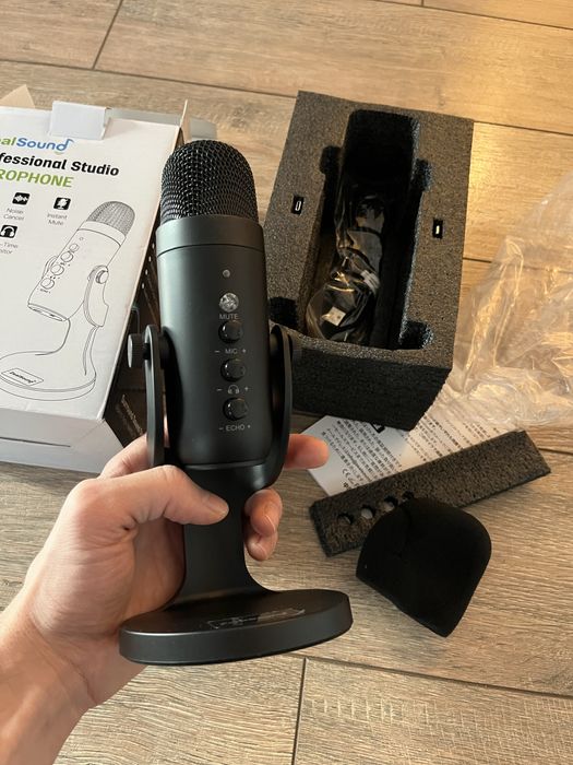 Microfon Podcast ZealSound pentru PC anulare zgomot pc