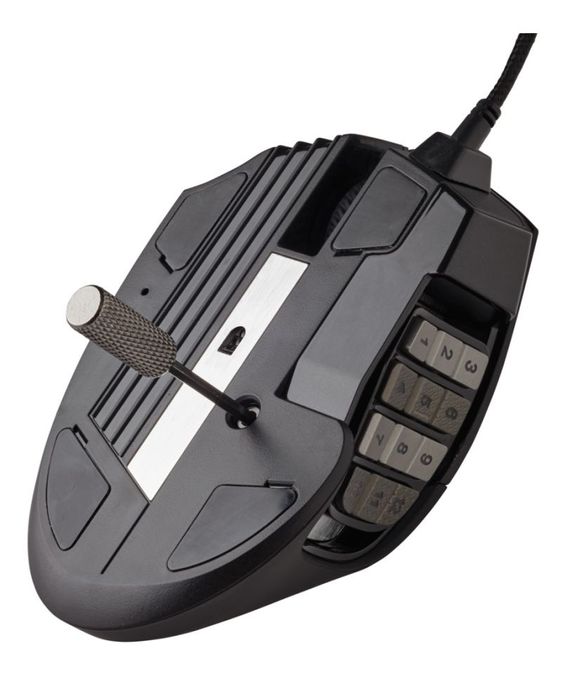 Гейминг мишка Corsair - Scimitar Elite RGB, оптична, черна