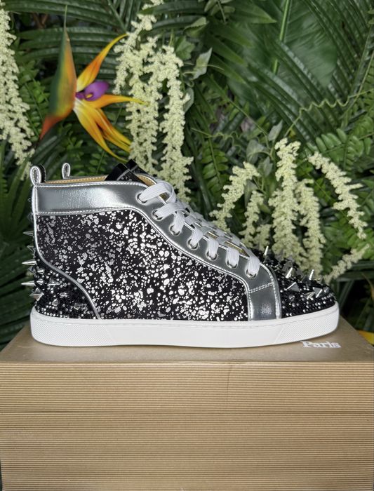 Christian Louboutin High Black Spikes