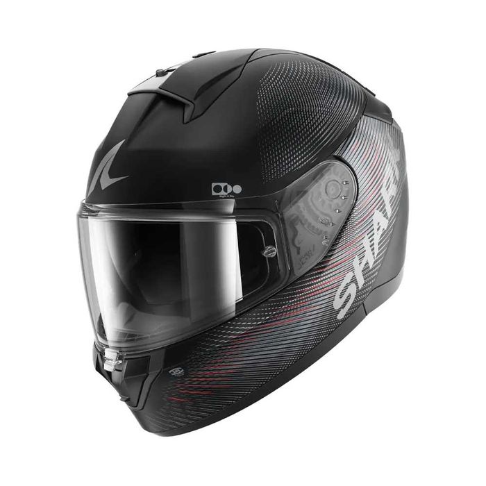 Shark Каска Ridill 2 SP Lyne Mat Black Anthracite/SP Lyne White Silver