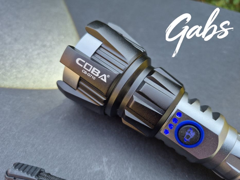 Супер мощен алуминиев  LED фенер COBA CB-G710,осветяване до 3000м