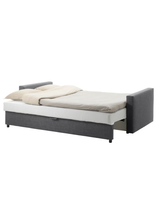 Canapea extensibila 3 locuri - gri inchis Friheten IKEA