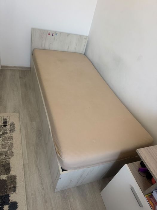 90/200 vand pat cu saltea