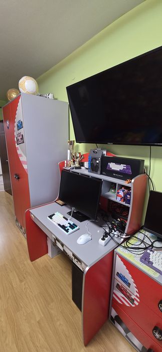 Детско обзавеждане Cilek  – легла коли + бюро, гардероб, скрин