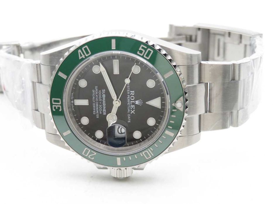Rolex Submariner 126610LV "Starbucks" 41mm – Зелен керамичен безел – Черен циферблат – реални снимки