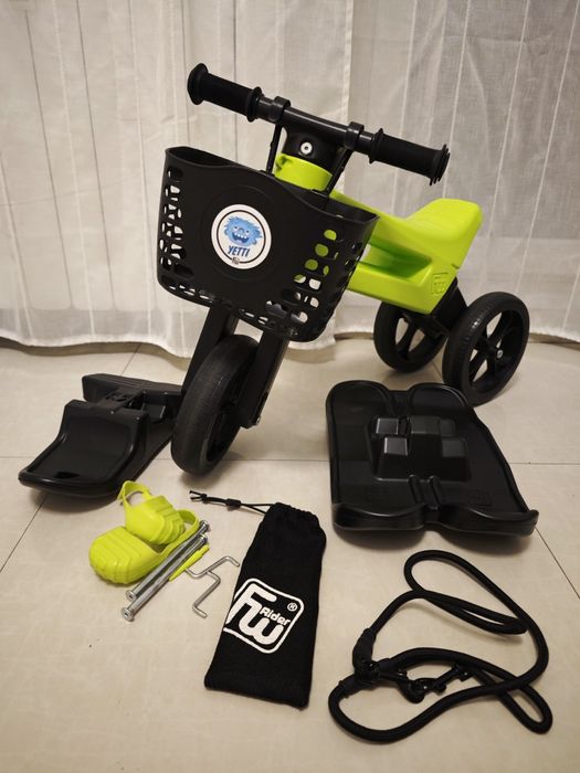 Bicicleta fara pedale Funny Wheels Rider YETTI SUPERPACK 3 in 1