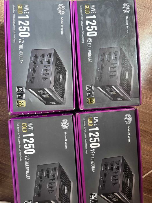 Модульные блоки Cooler Master MWE Gold 1250 - V2 (Почти новые)