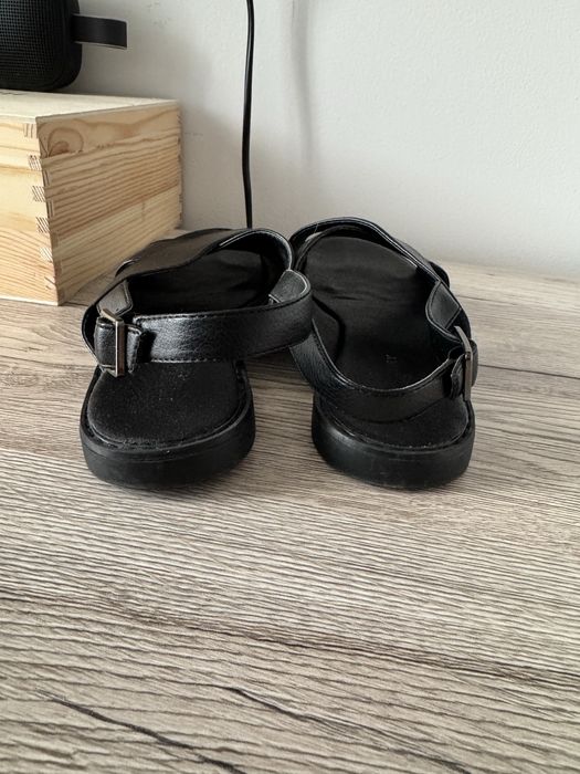 Vand sandale negre piele