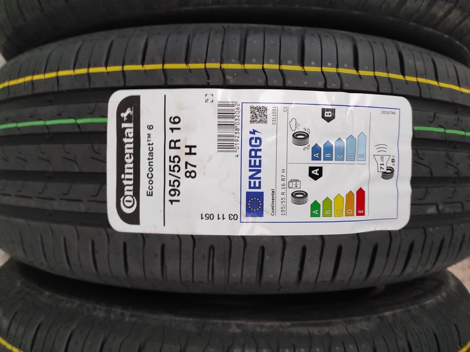 Continental 195/55/16 Eco contact 6,дот 2023