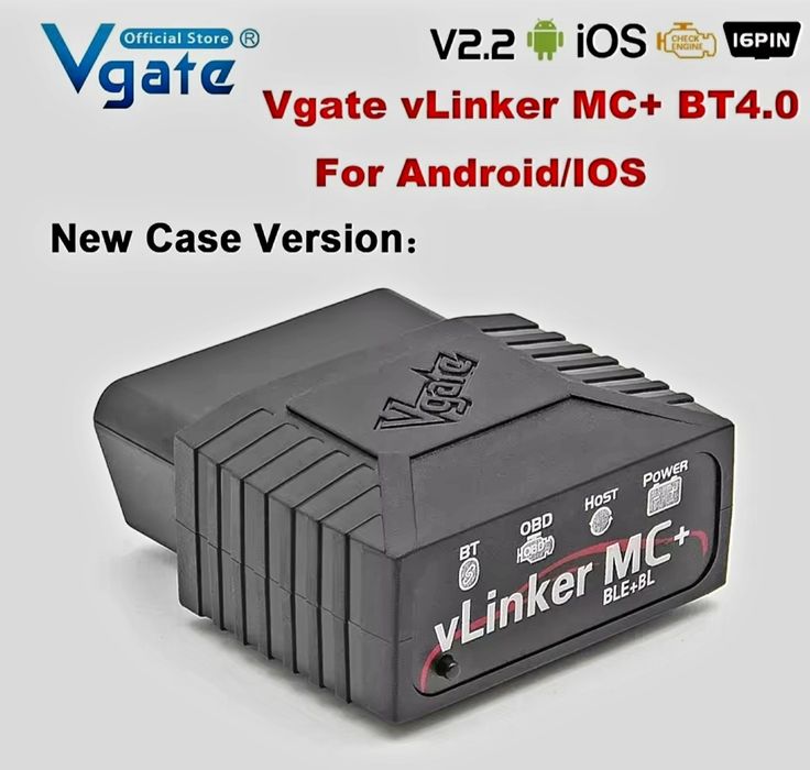 Vgate vLinker MC+ BtLE, професионален OBD2 интерфейс за iOS и Android