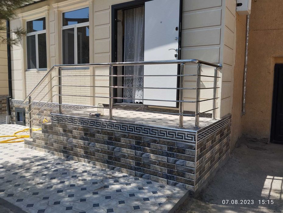 Нержавейка перила   замонавий зина туткичлари