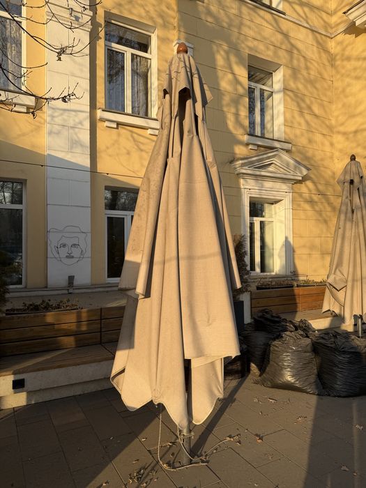 Итальянские садовые уличные зонты от солнца и дождя