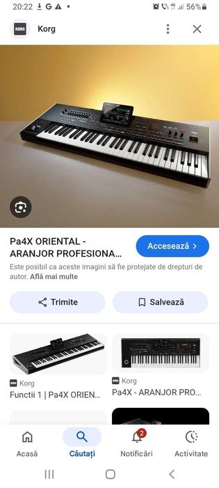 KORG pa4x international varianta scurta