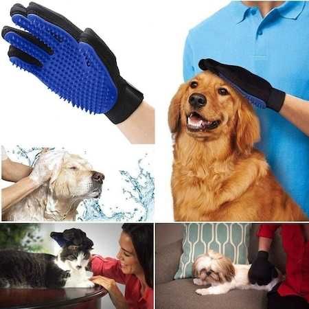 Manusa True Touch pentru periat si masaj animale de companie