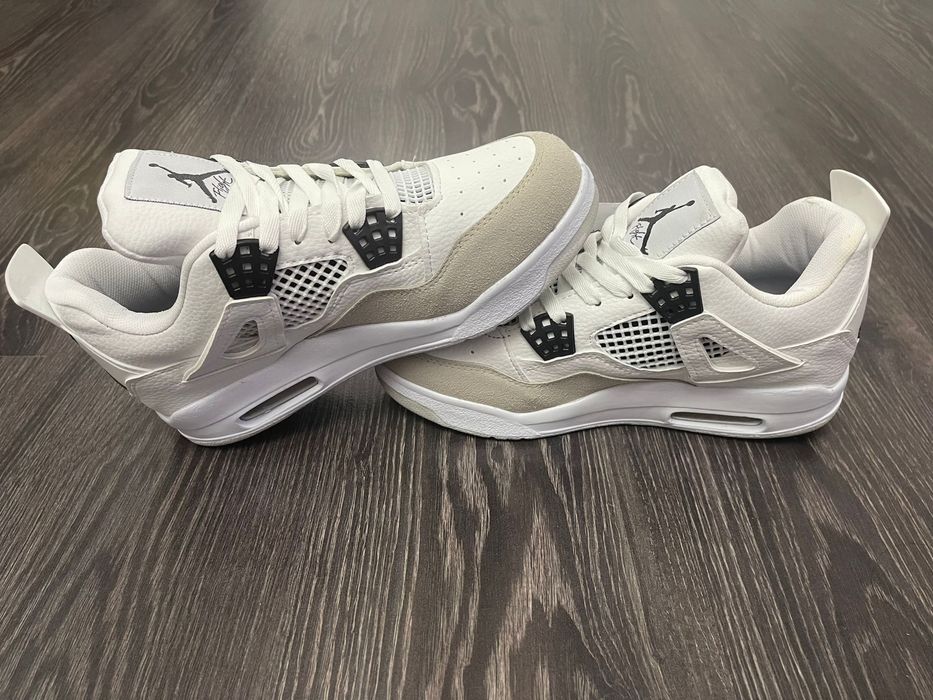 Adidasi Air Jordan 4Retro Millitary Black|Produs Nou Adidasi Unisex