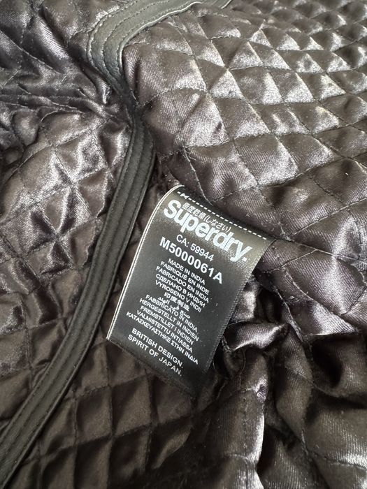Geaca piele Superdry marimea L