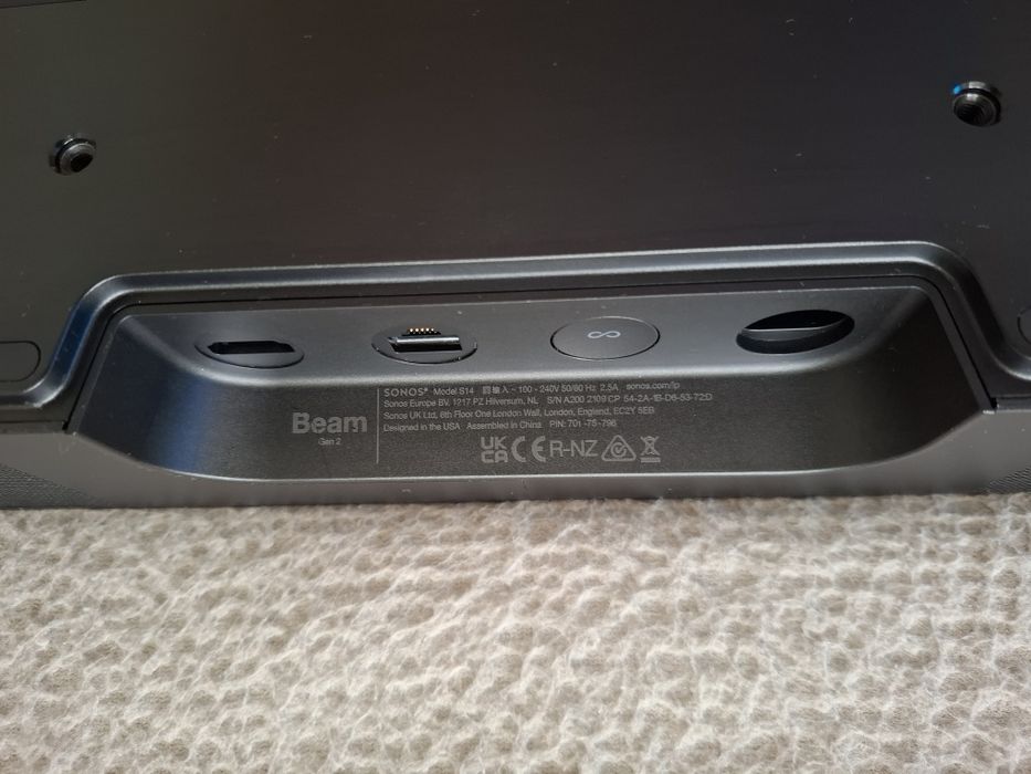 Sonos BEAM 2 Gen Dolby ATMOS 5.1 Soundbar PRET Magazin 2200 WI-FI