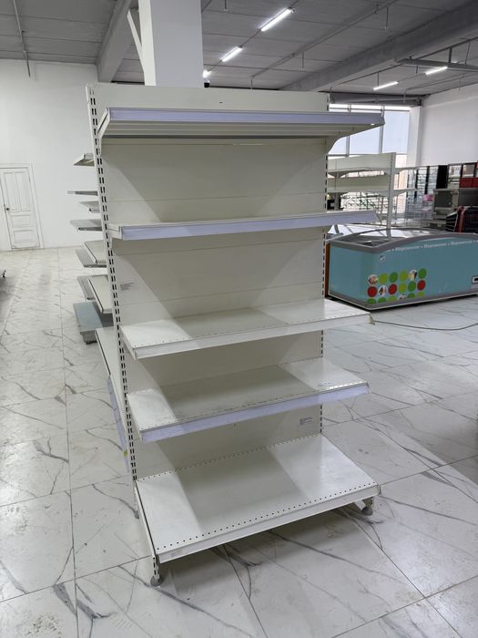 Продам стеллаж пристенный бу острвной