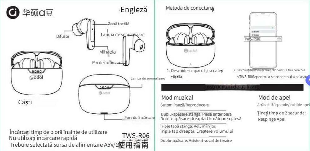 Casca wireles Asus