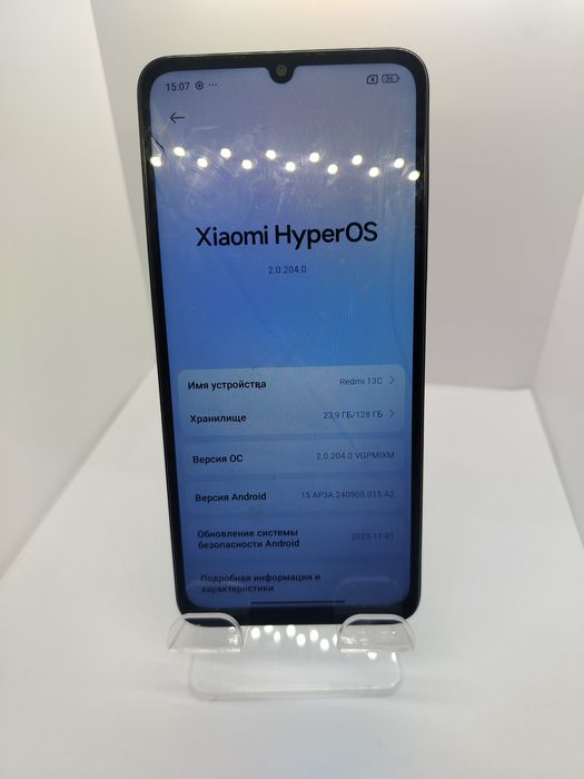 redmi 13C 128 разбито стекло