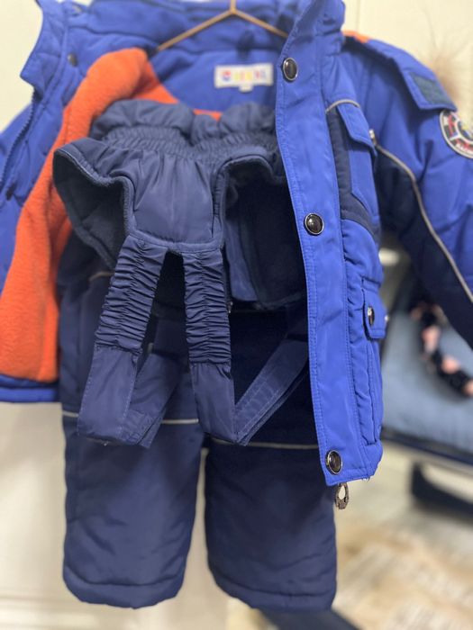 Детская куртка с теплыми штанами