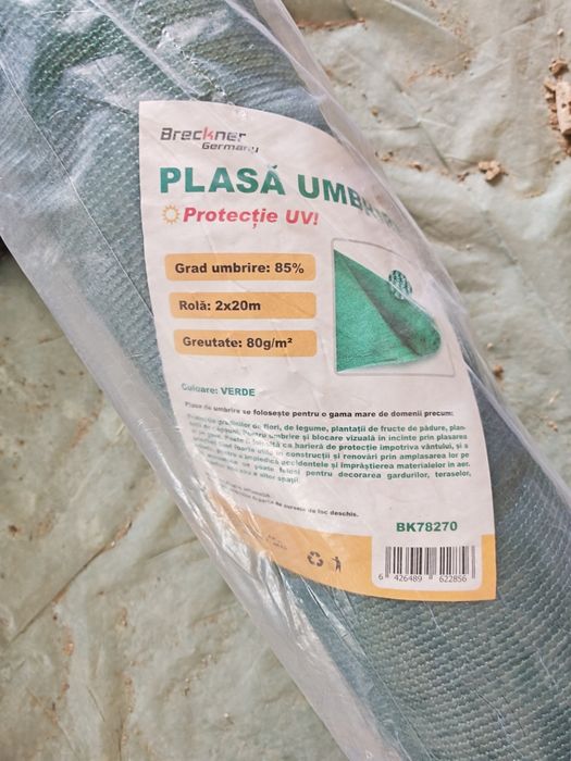 Plasă umbrire construcții