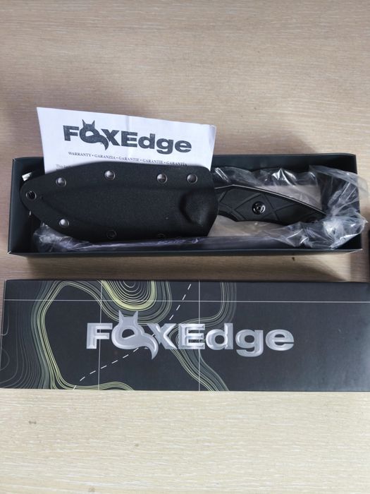 Тактически нож Fox Edge Lycosa 2, Black G10, FE-020