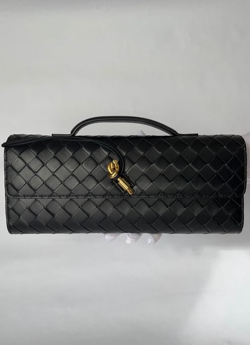 Оригинална чанта Bottega Veneta Andiamo clutch black