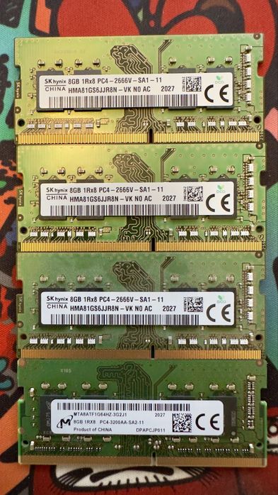Memorii laptop SO-DIMM DDR3 si 4