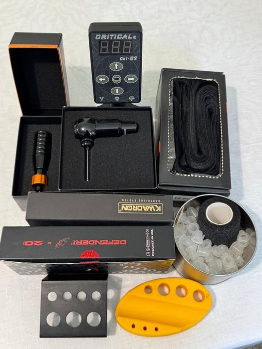 Продам Тату Машинку + блок питания + держатель + чемодан