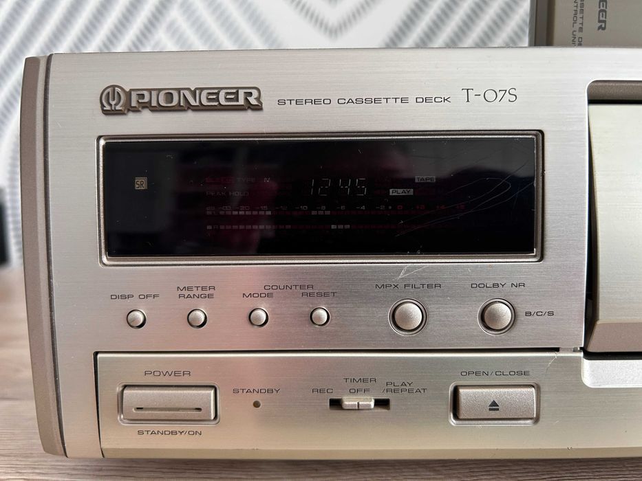 Pioneer T-07S / CTS-740S casetofon deck cu telecomanda (+4K Video demo link)