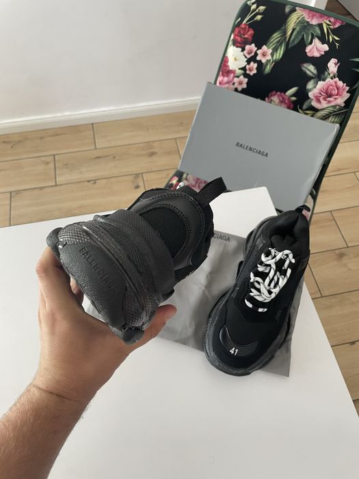 Adidasi Triple S Balenciaga Negru