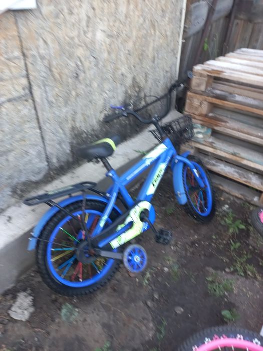 Велосипед синий б/у