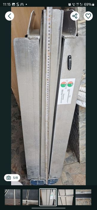 Rampa din aluminiu portabila pentru scaun cu rotile