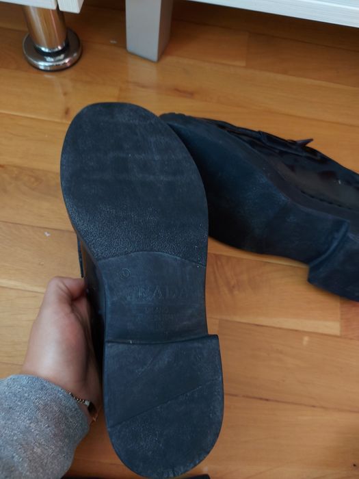 Loafersi Prada negri