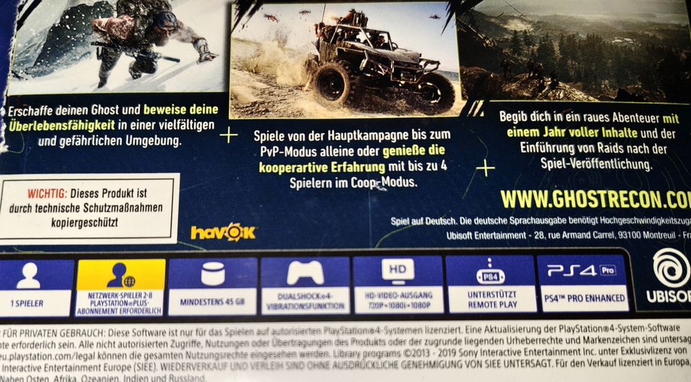 Tom Clancy's Ghost Recon BreakpointPS4 Playstation 4
