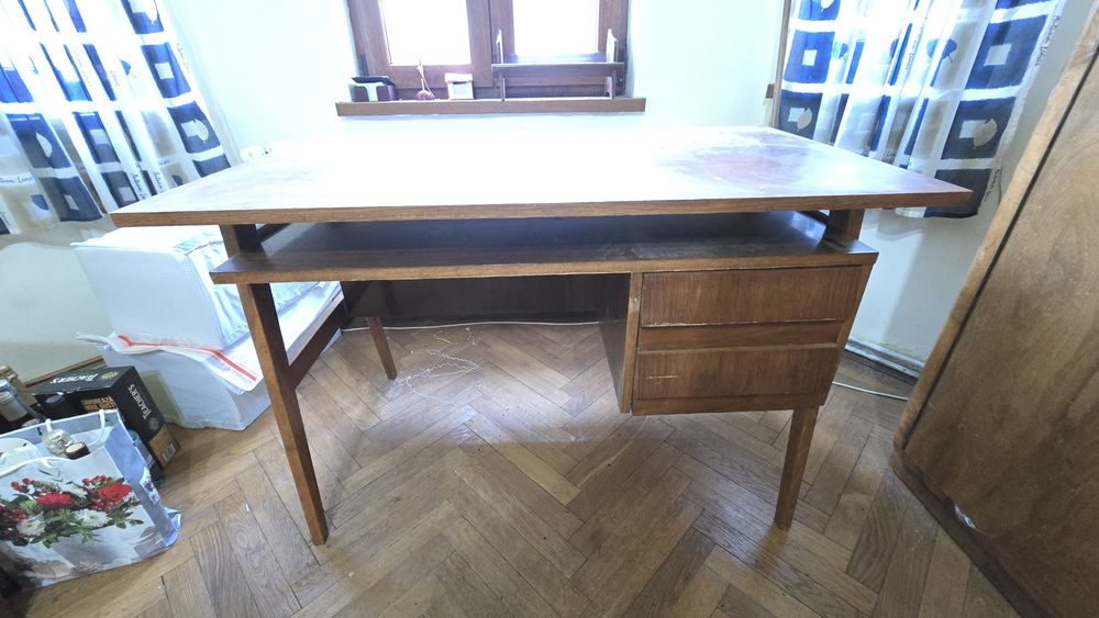 Birou lemn masiv vintage