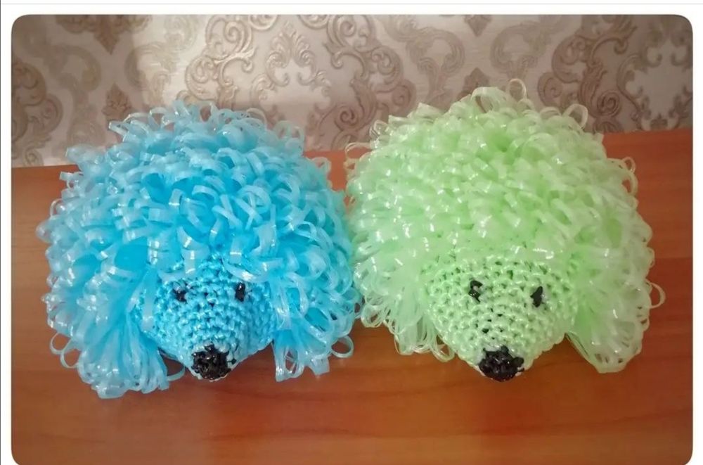 мочалки, ручная работа