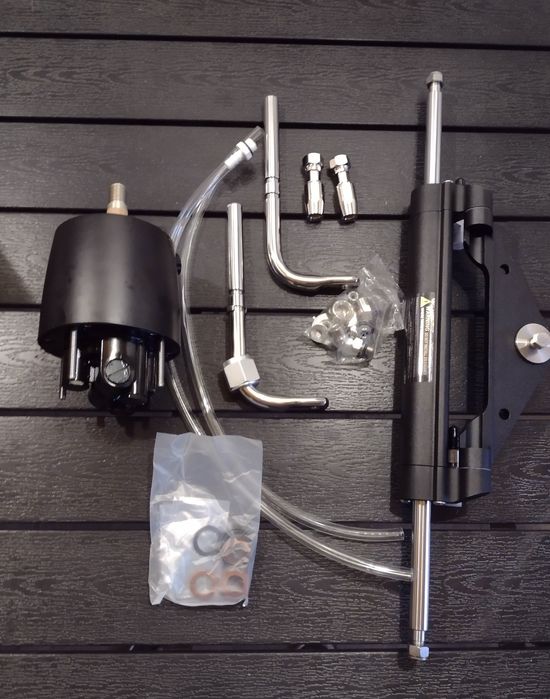 Хидравлично управление извънбордов двигател , управление мотор лодка