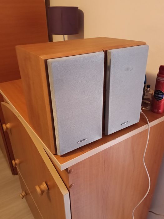 Boxe Aiwa LEM 70 și amplituner Denon rcd m33