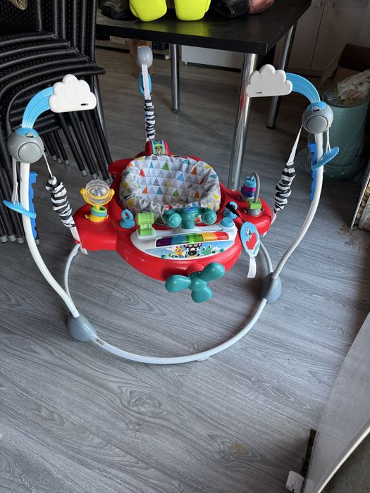 Avion trambulinapentru bebelusi / copii cu sunete si lumini
