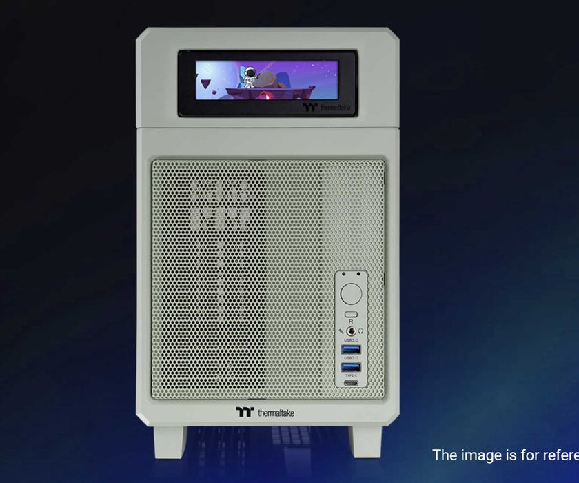 Компютърна кутия Thermaltake TR100 Mini-ITX WHITE/GREEN/BLUE