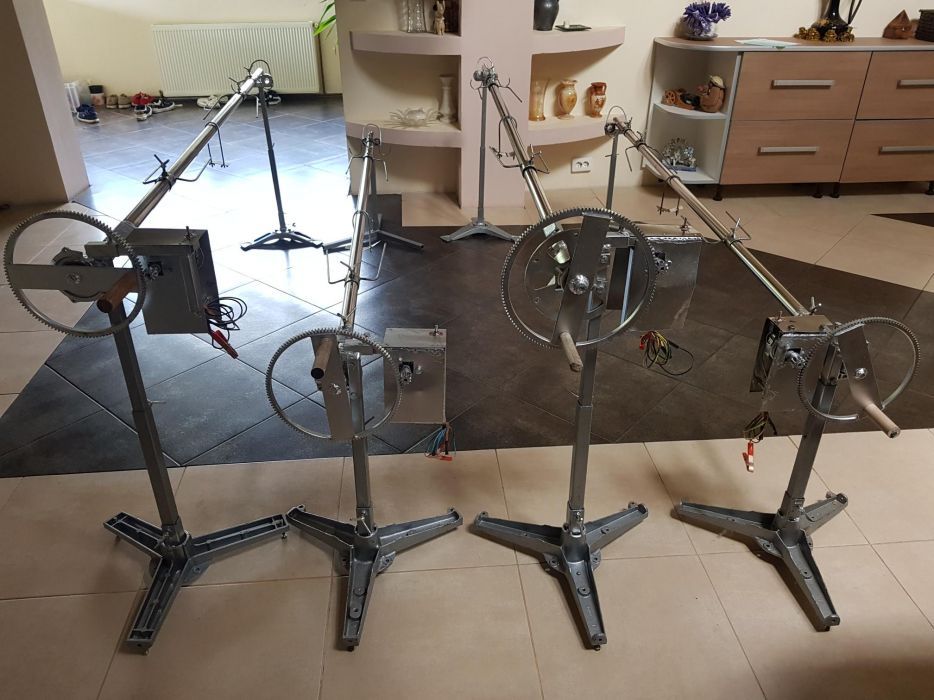 Rotisor protap electric 12/220V inox pt purcei miei pui berbecut vitel