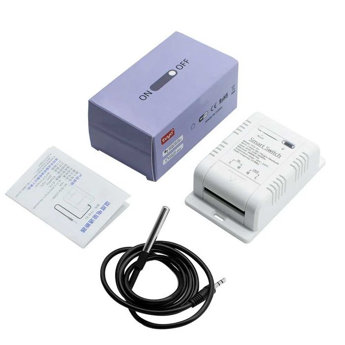 Termostat releu cu senzor de temperatura tuya smart life wifi 220V 16A