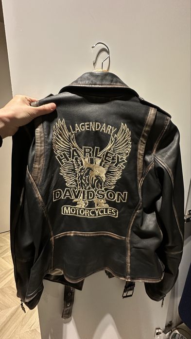 Винтаж. Кожаная куртка Harley Davidson. Эксклюзив